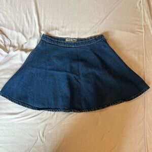 American Apparel - Dark Blue Denim Skirt
